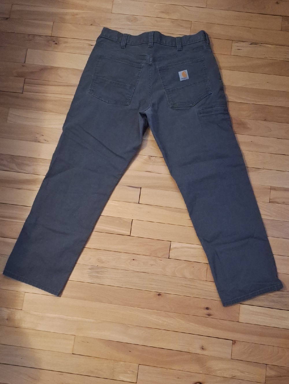 Carhartt Men's Dark Gray Work Pants - Picture 3 of 4